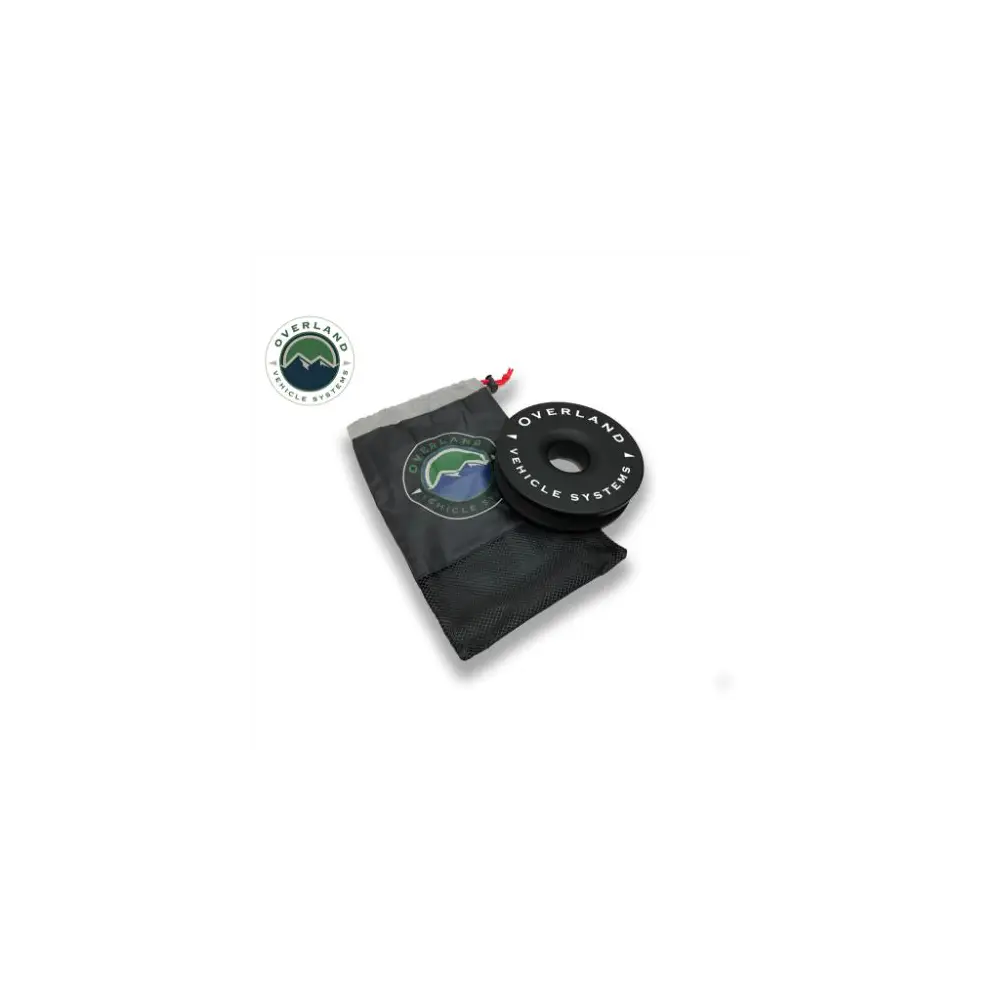 Recovery Ring 6.25 Inch 45,000 LBS Black With Storage Bag Universal - OVS19240004